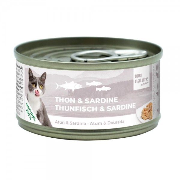 pâtée pour chat bubi nature bubimex Thon et sardine
